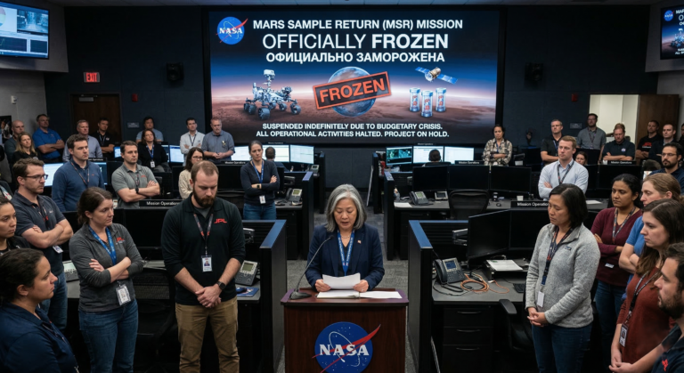 Nasa заморозка возвращения грунта