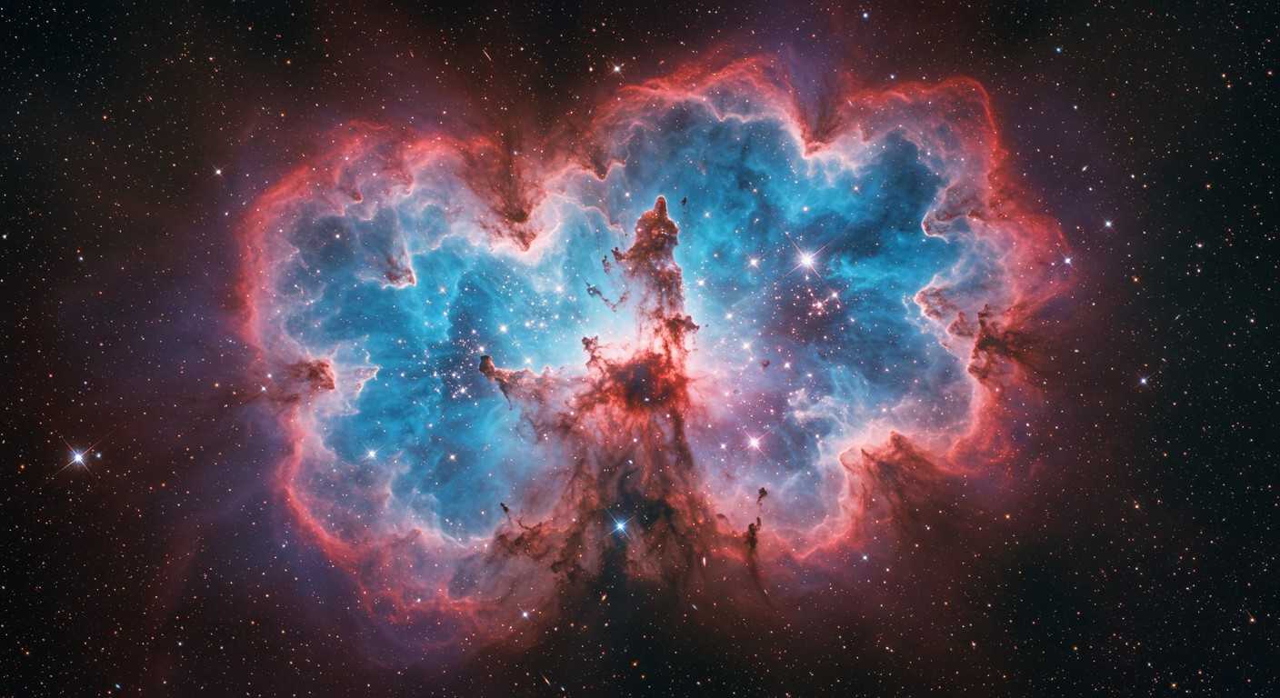 Завораживающие цвета космической туманности, созданные телескопами NASA, демонстрируют рождение звезд и космическую пыль
